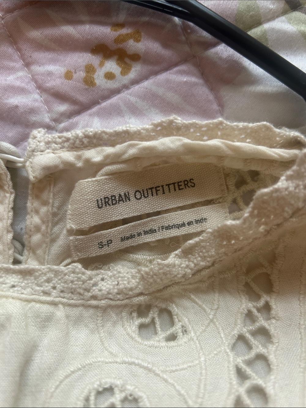 Urban Outfitters Cream Eyelet Lace Skirt Set - Picture 5 of 5